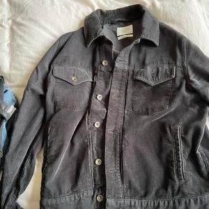 Rag and Bone corduroy jacket . Sharp looking . dark blue almost looks black .